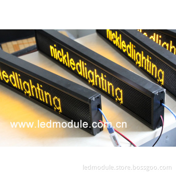 P6 Semi-Outdoor Moving LED Message Sign for Bus